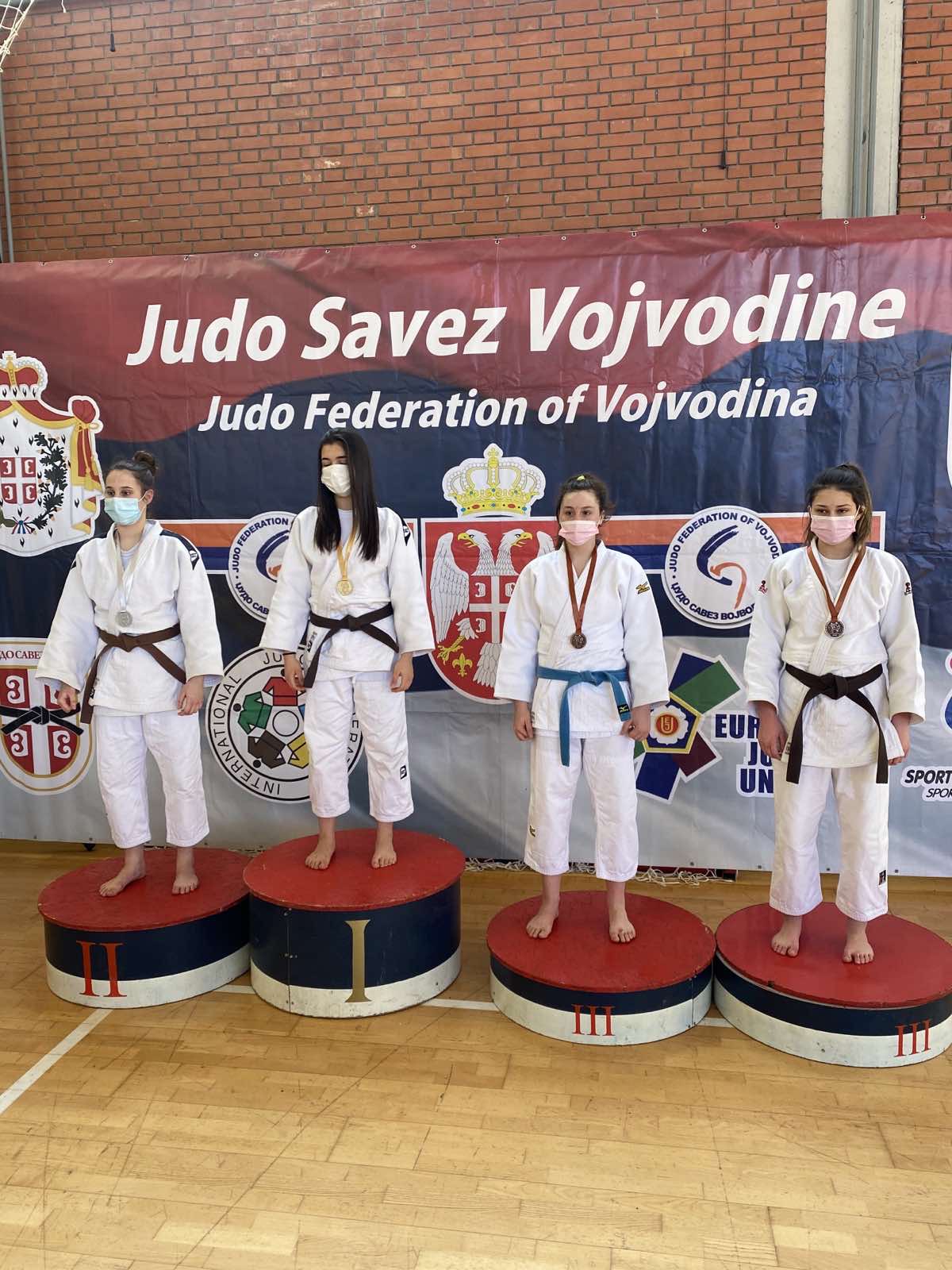 Uspeh kikindskih džudista na pojedinačnom prvenstvu Vojvodine