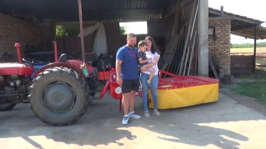 Pomoć grada i pokrajine poljoprivrednom gazdinstvu Grujić iz Ruskog Sela